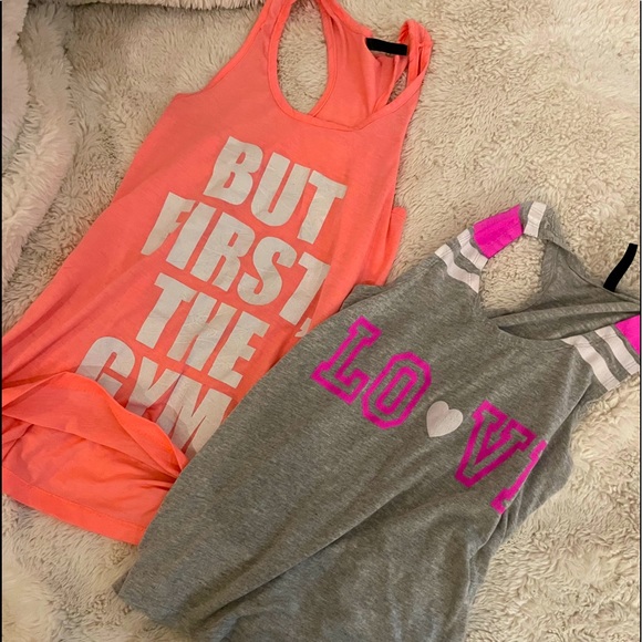 Electric Yoga Tops - 2 workout tanks